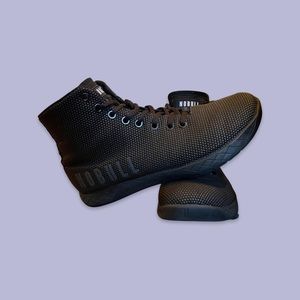 No Bull High Top Trainers, Black